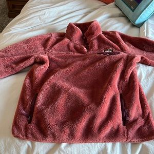 L.L. Bean pullover high pile fleece